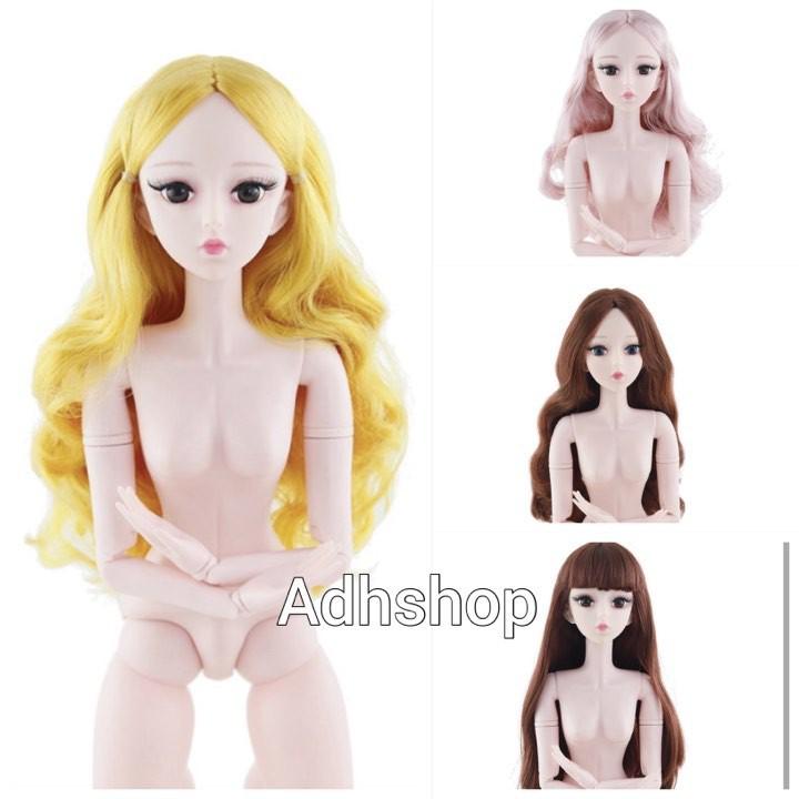 Búp bê công chúa 60cm BJD1/3 mẫu mới trơn không kèm quần áo