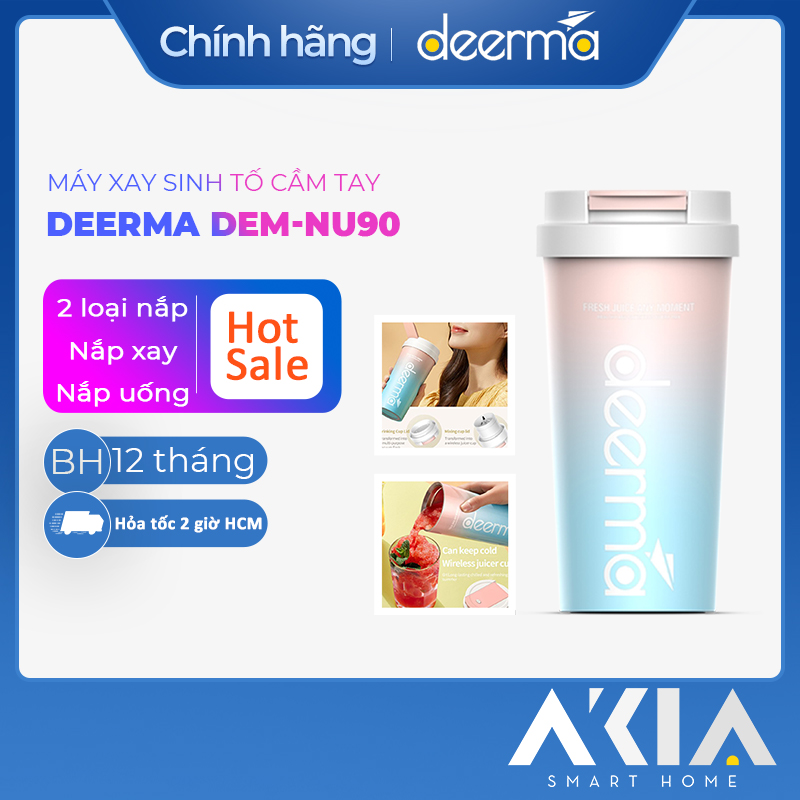 Máy xay sinh tố cầm tay Deerma NU90 Hàng chính hãng