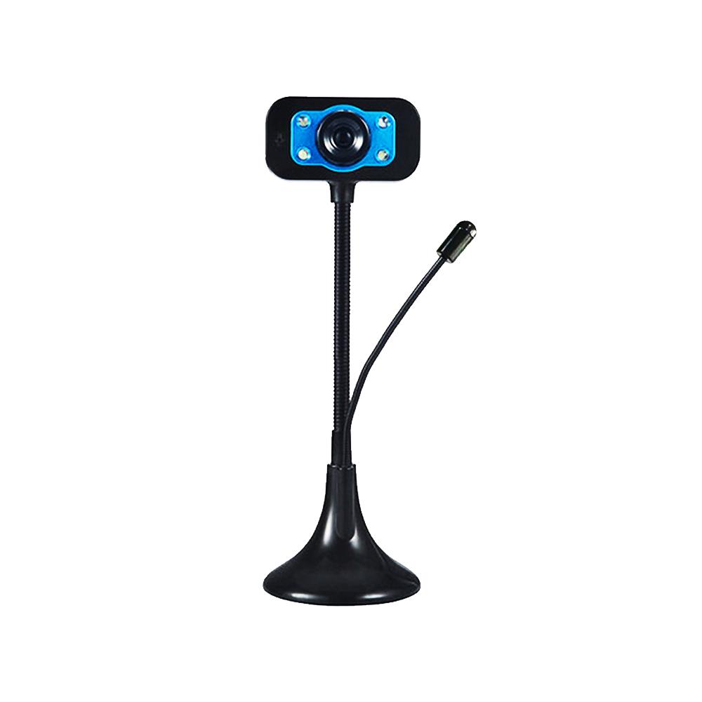Máy ảnh web 480P USB Webcam không có ổ đĩa với Micrô bên ngoài Đèn lấp đầy ánh sáng Cắm và chạy cho Máy tính xách tay PC
