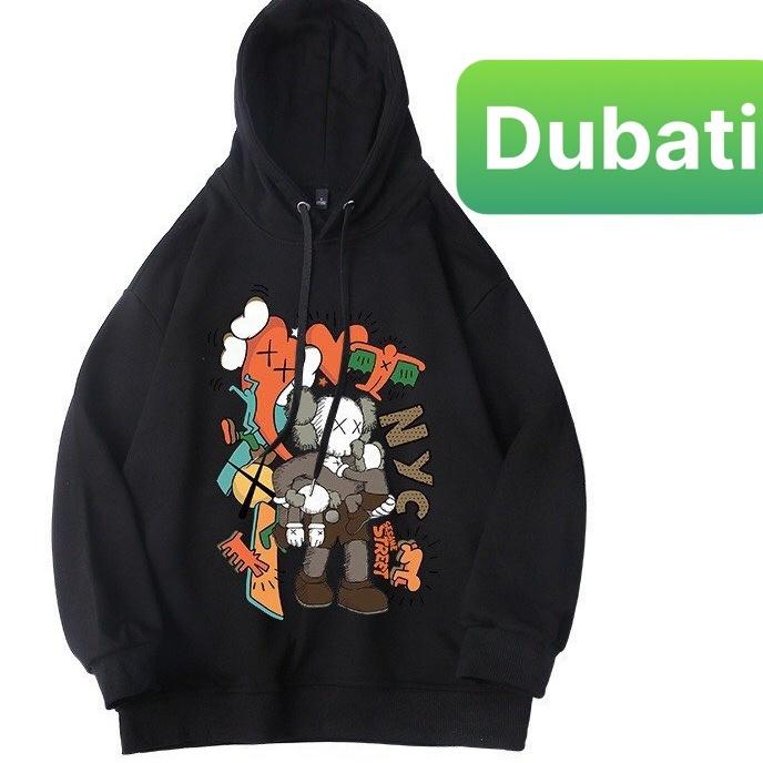 ÁO KHOÁC NỈ NAM NỮ, ÁO HOODIE HOẠT HÌNH KWASH PHÙ HỢP ĐI HỌC, ĐI CHƠI- DUBATI FASHION