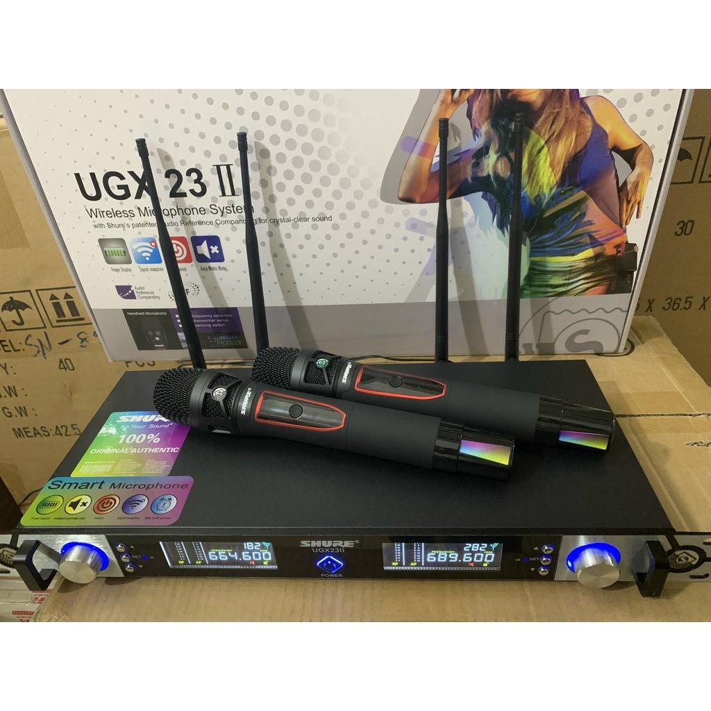 Micro karaoke không dây UGX 23 phiên bản 2020 hàng chuẩn 4 râu
