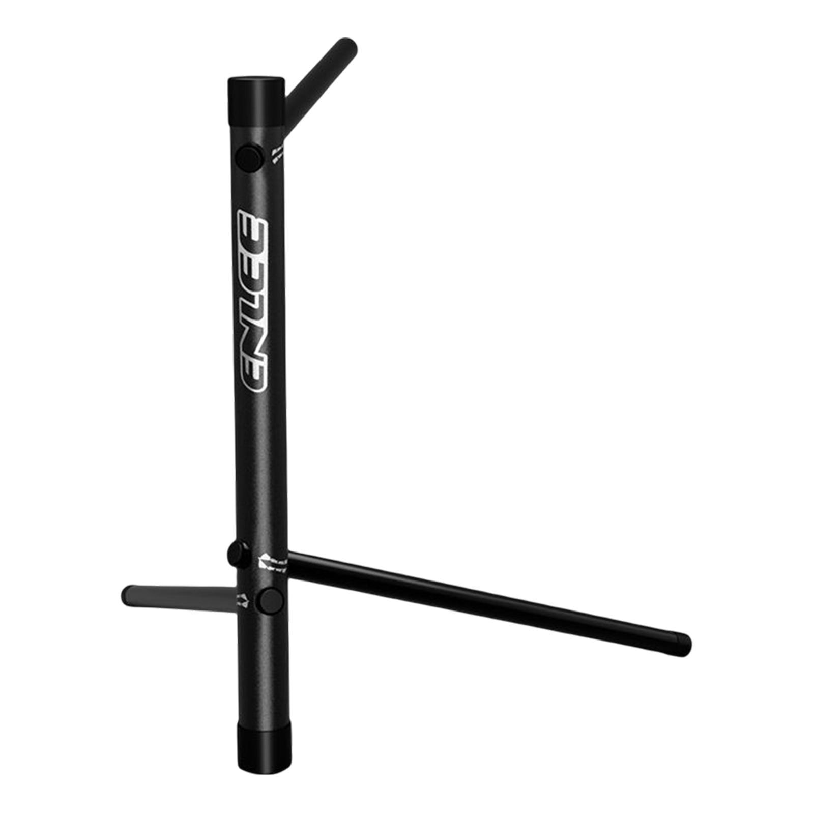 Parking Rack Stand Detachable for Cleaning Maintenance Garage Black
