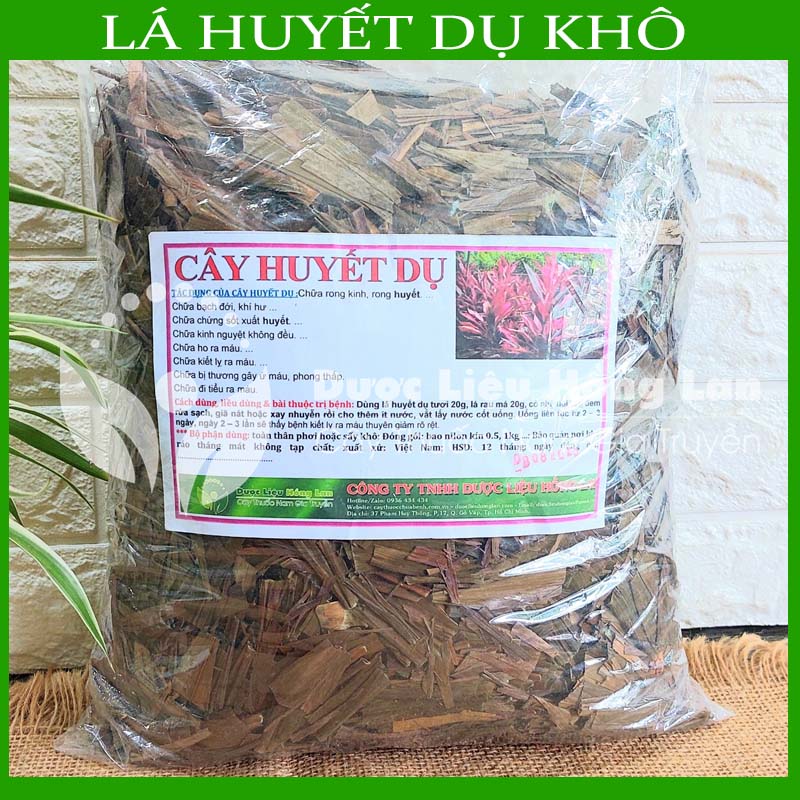 Cây huyết dụ khô sạch đóng gói 1kg