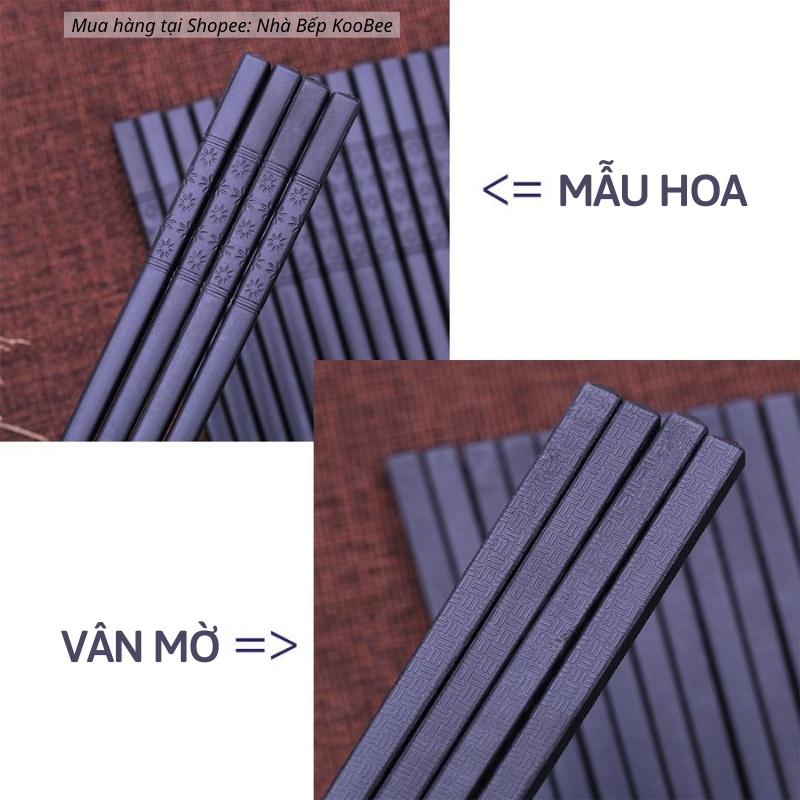 Set 10 đôi đũa Nhật sợi thuỷ tinh Glass Fiber - Đũa Nhật kháng khuẩn chống nấm mốc chống trơn trượt