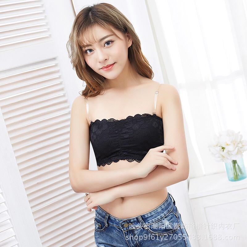 Set Dây Quai Áo Lót Trong Suốt Hàn Quốc cao cấp sợi bún/sợi dẹt siêu dai móc kim loại cho áo ngực QUINN BRA PK001