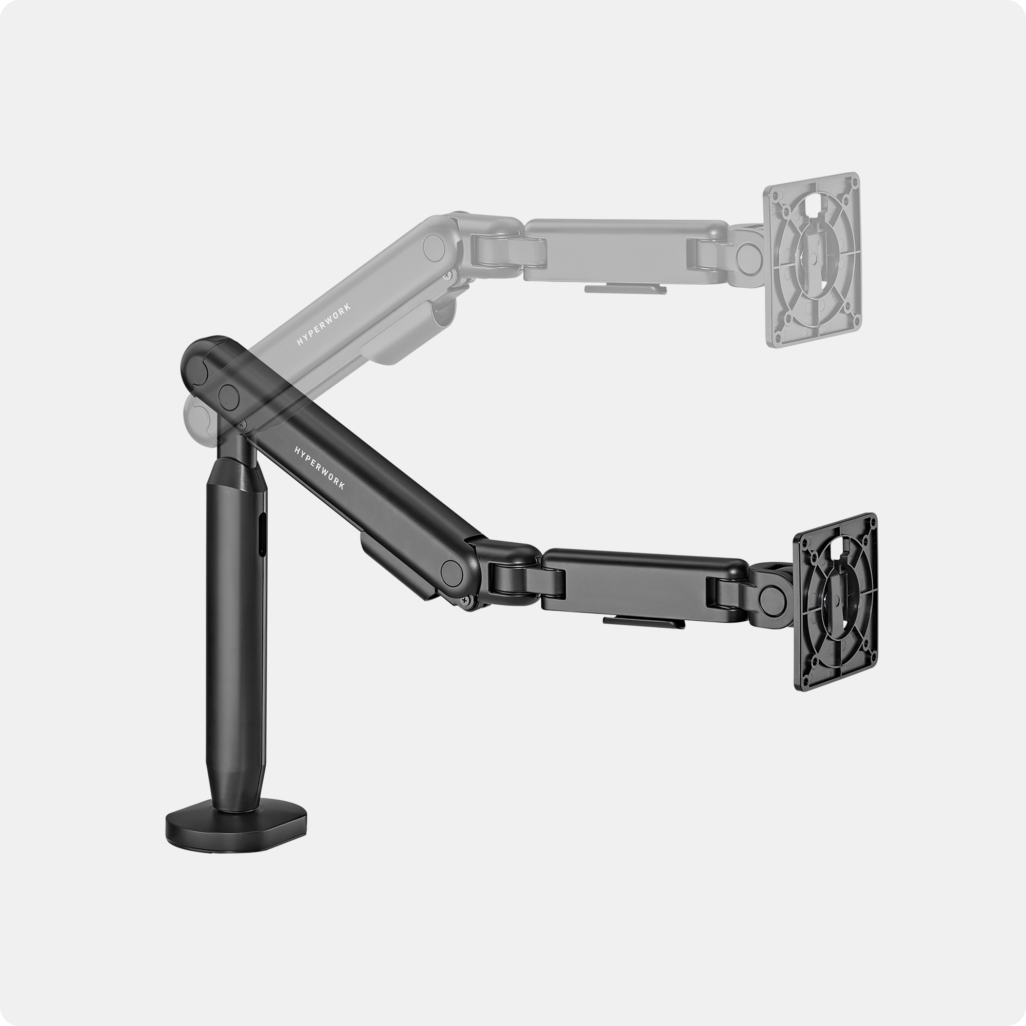 Giá đỡ màn hình Hyperwork PA01- Phù hợp màn 23 -38 inch - Tải trọng 3 - 11Kg - Hàng Chính Hãng