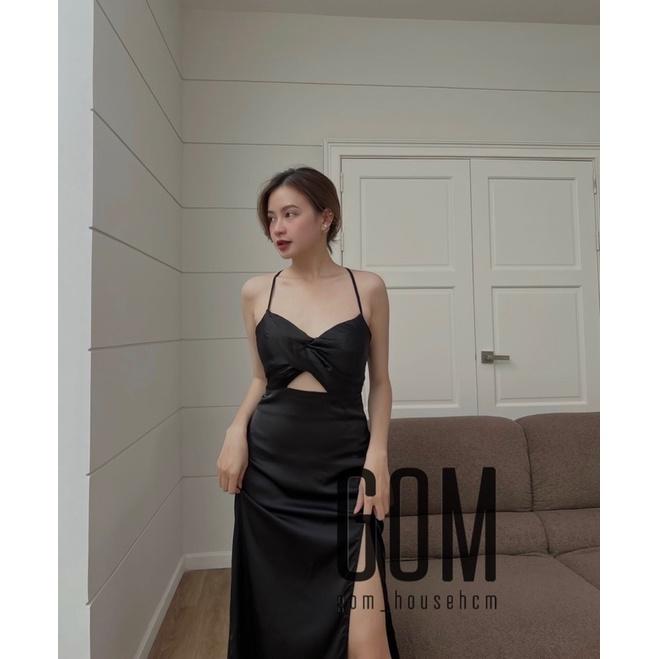 Đầm phi đan lưng (ảnh shop chụp)