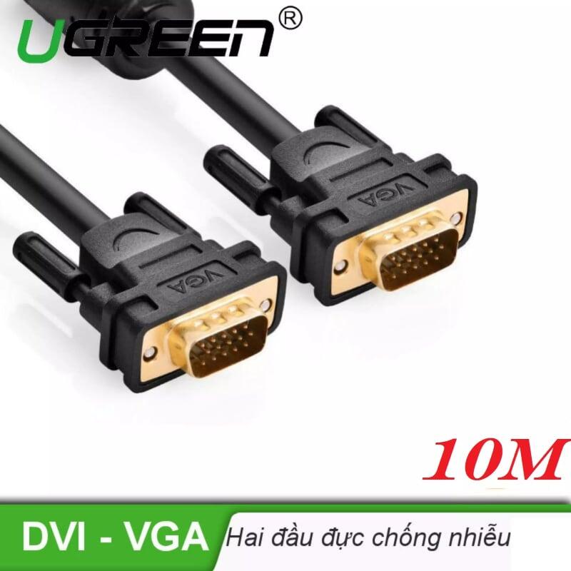 Ugreen UG11633VG101TK 10M màu Đen Cáp tín hiệu 2 đầu VGA - HÀNG CHÍNH HÃNG