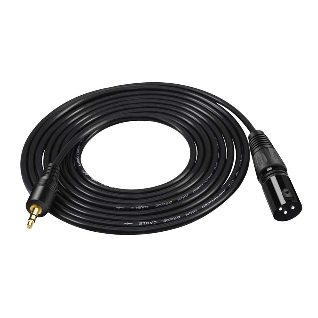 Audio 3.5mm Male to XLR Stereo Cable Headphone Jack Audio Adapter Cable