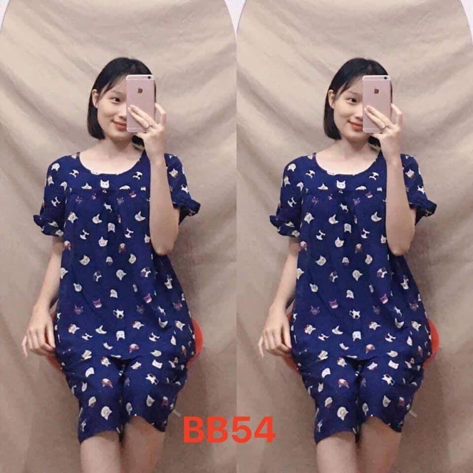 Đồ bộ bầu LỬNG BÁNH BÈO chất lanh lụa cao cấp chuẩn đẹp mặc nhà và sau sinh BB326