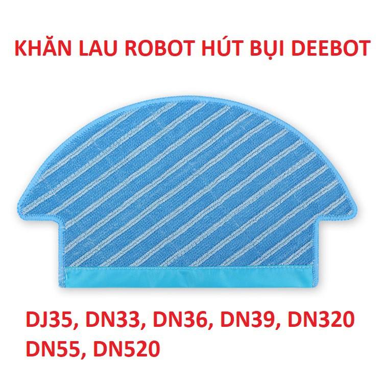 Phụ kiện Khăn lau, giẻ lau dành cho robot hút bụi Ecovacs Deebot DJ35, DN33, DN320, DN36, DN39, DN55, DN520