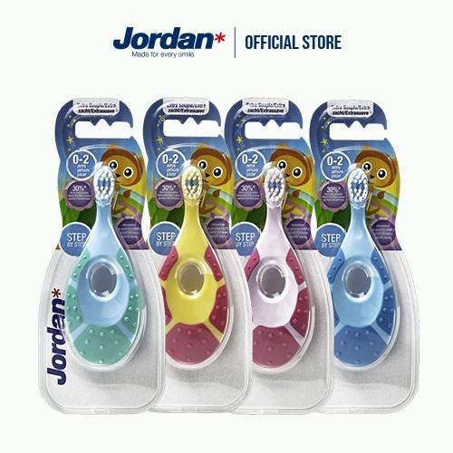 Combo 4 Bàn chải đánh răng Jordan Step 1 (0-2 tuổi), Lông siêu mềm