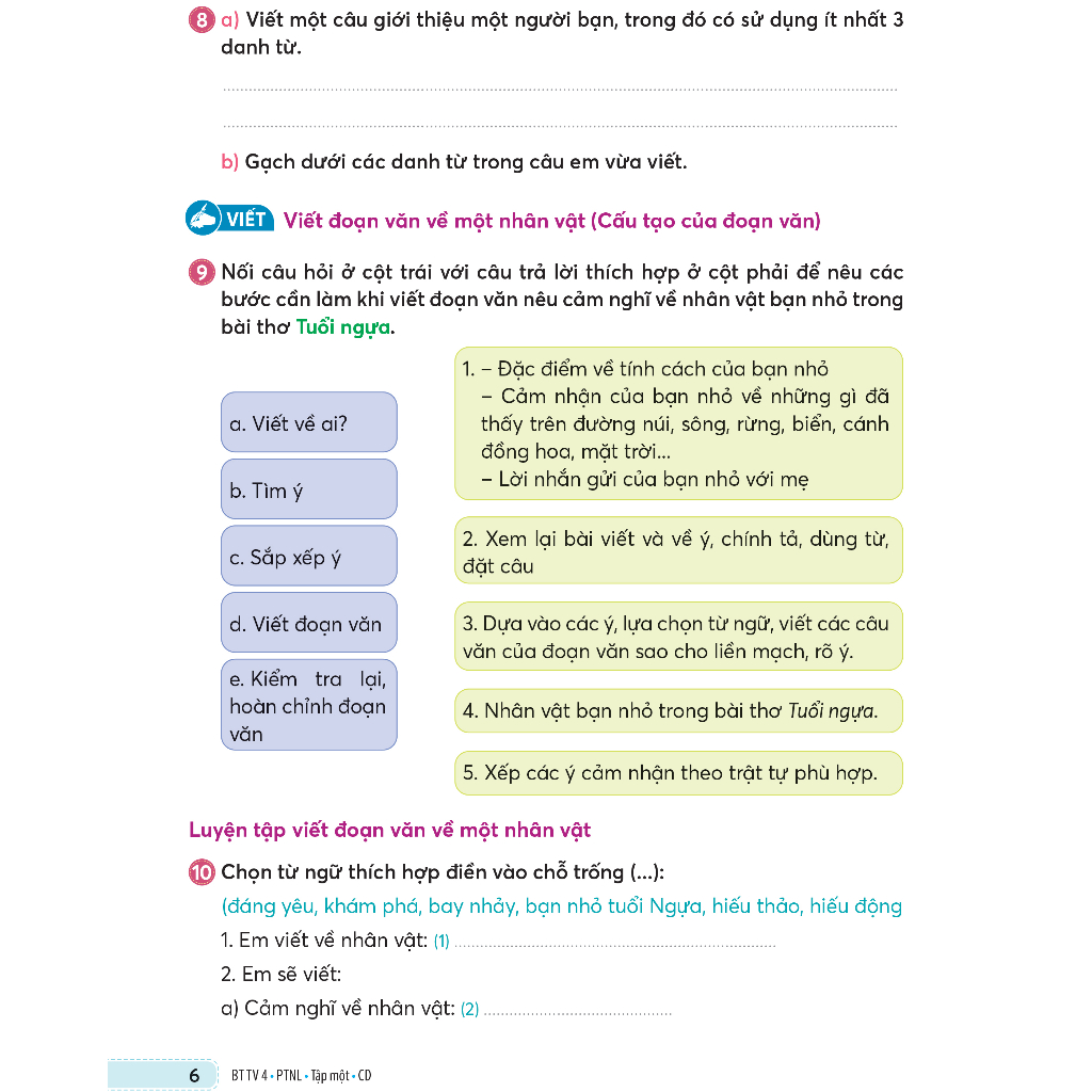 Sách - Bài tập Tiếng Việt 4 Tập 1 Phát triển năng lực