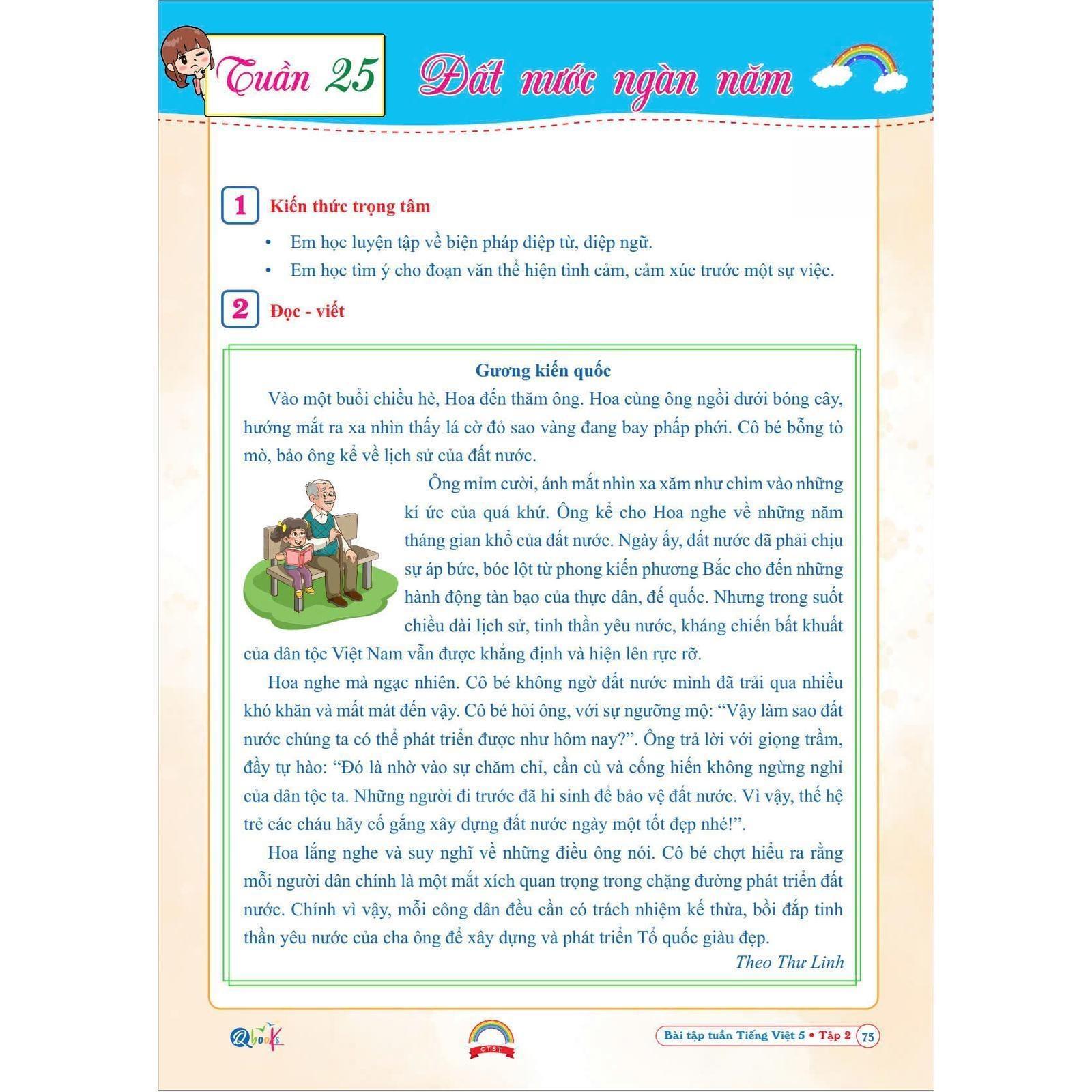 Bài Tập Tuần Tiếng Việt 5 (Cả Năm) - Chân Trời Sáng Tạo - Bản Quyền
