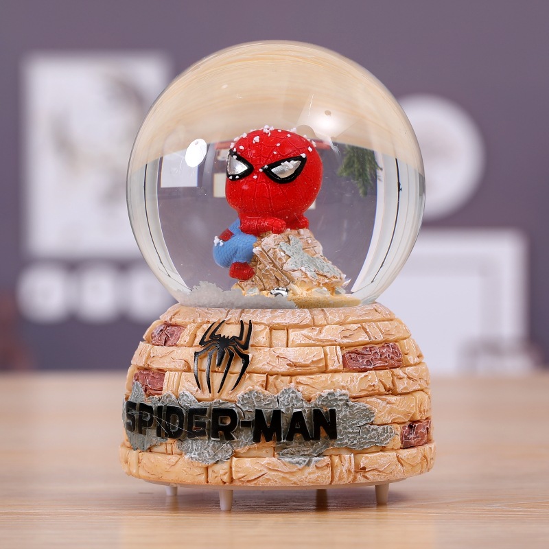 Quả cầu tuyết Spider man Chibi siêu dễ thương