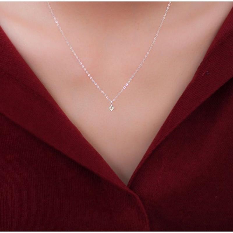 Dây chuyền liền mặt đính đá cao cấp YN JEWELRY