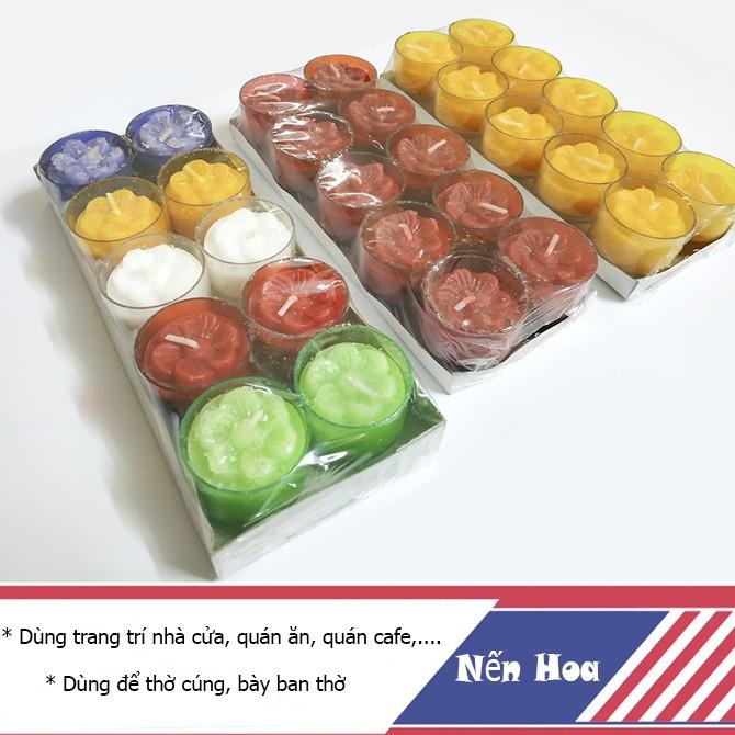 Set 10 cốc nên hoa nghệ thuật ánh sáng lung linh ấm ấp