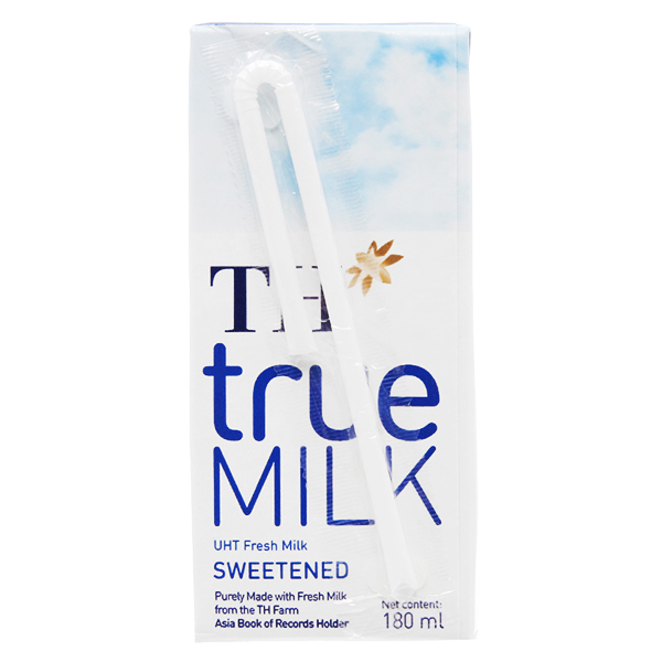 Thùng Sữa tươi tiệt trùng Có đường TH True Milk (180ml x 48 hộp)