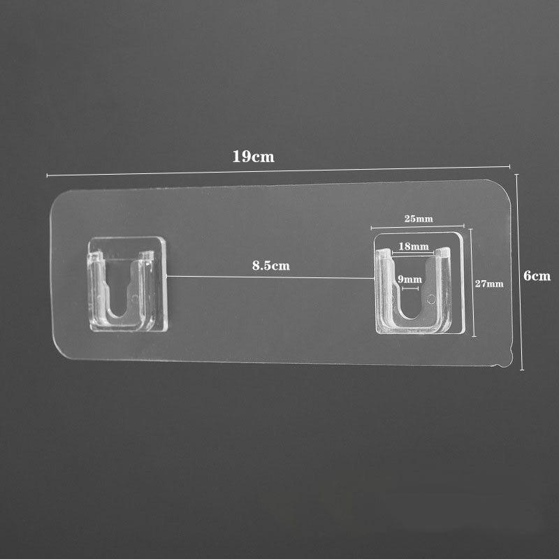Miếng Dán Chữ U Ghép Treo Khay - Kệ - Ổ Cắm - Router Wifi