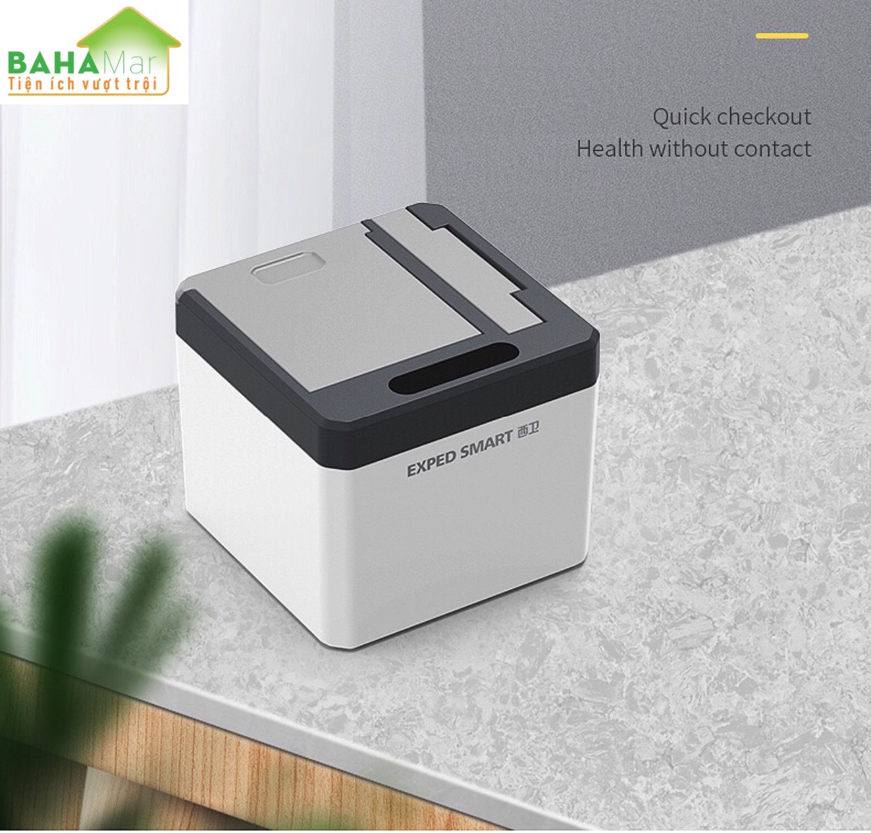 HỘP TĂM CẢM BIẾN THÔNG MINH TỰ ĐỘNG NHẢ TĂM BAHAMAR cảm ứng hồng ngoại sẽ tự mở khi có chuyển động để tăm có thể kéo ra trong vòng 1.5 giây
