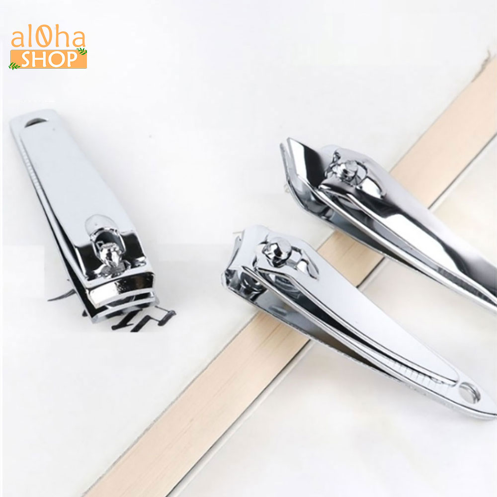 Bộ 10 món làm móng bấm, cắt móng tay, lấy ráy tai Nail Clipper thép không gỉ - al0ha Shop