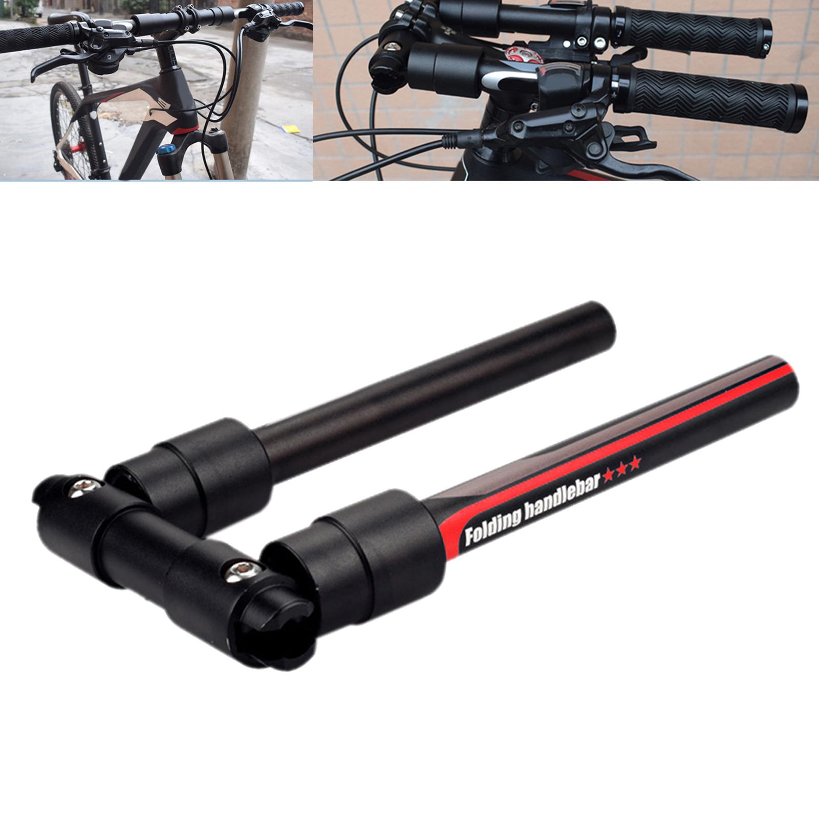 Bike Folding Handlebar Aluminum Alloy Electric Scooter MTB Road Bicycle Handlebars Quick Release Foldable Handle Bar 31.8mm/25.4mm
