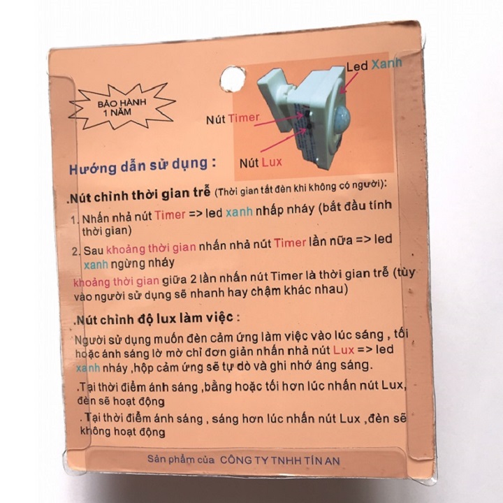 Công tắc cảm biến tự động bật -tắt đèn đa năng, tiết kiệm điện cao cấp SL02