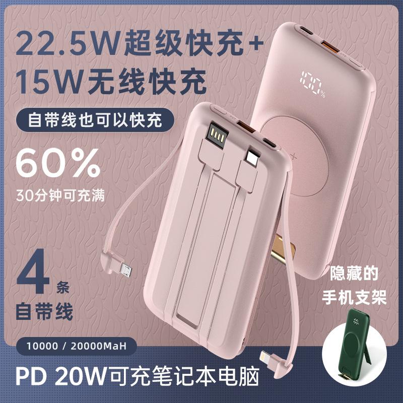 Kho báu sạc không dây SUIDDY giá thấp nhất với dòng sạc nhanh ba trong một cấp độ 20000 mAh mỏng và nhỏ gọn di động thích hợp cho