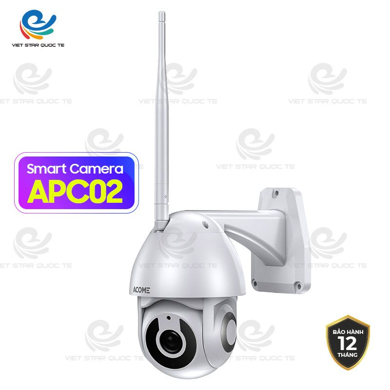 Camera Wifi Ngoài Trời Chống Nước ACOME, Độ Phân Giải 1080P, Dùng APP ACOME IOT - Hàng Chính Hãng