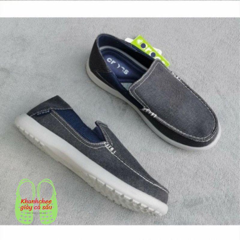 Cross Santa Cruz Deluxe slip on 2, chất liệu vải bố , đế chống trơn trượt