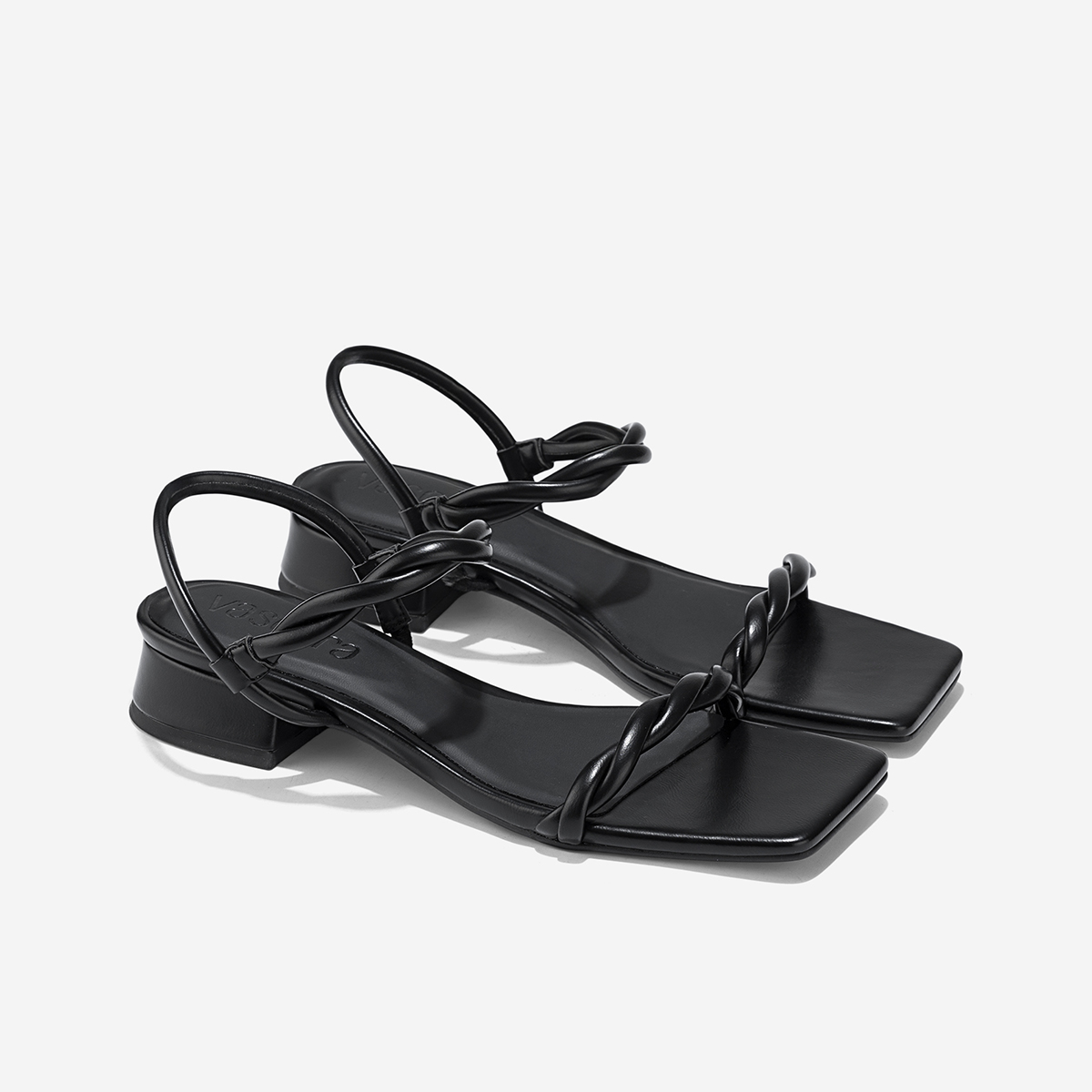 Vascara Giày Sandals Quai Xoắn - SDK 0343