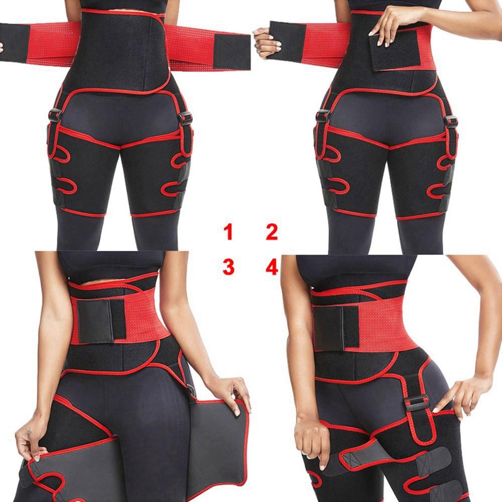 3 Trong 1 Mới Đùi Tông Đơ Và Nâng Mông Đào Tạo Định Hình Lưng Cao, Neoprene Tập Toàn Thân Mỏng Dây Tông Đơ chân Váy Nịt
