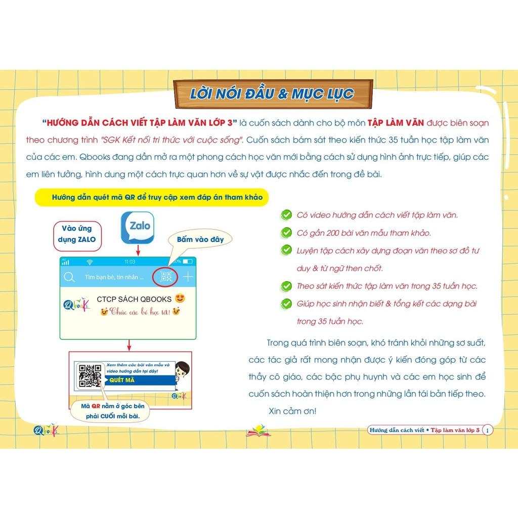 Sách Hướng dẫn cách viết TẬP LÀM VĂN Lớp 3 - Kết nối tri thức với cuộc sống - Cả năm - BẢN QUYỀN