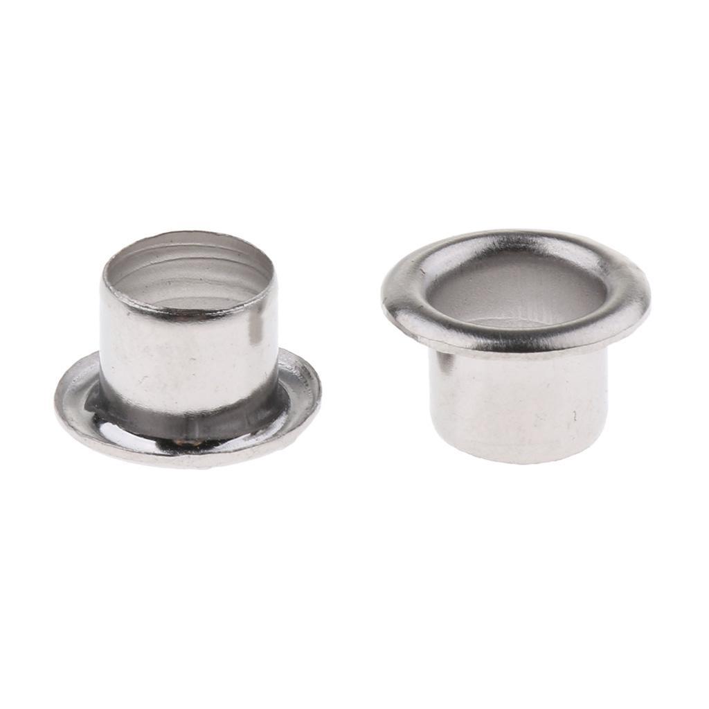 10 Pieces Metal Drum Air Vents Great Parts for Drum Set Kit General-Purpose Silver Color