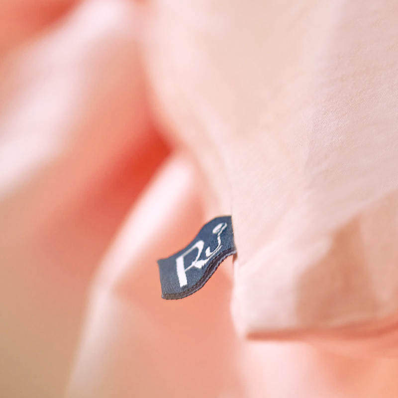 Bộ Ga Trải Giường Ru9 Cotton Sateen 100% Cotton Tự Nhiên - Pearl Blush