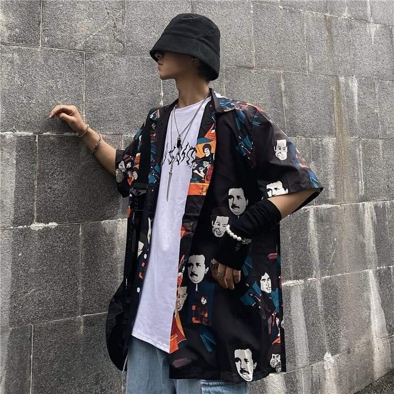 Áo sơ mi nam nữ in hình PRESIDENT cực hot