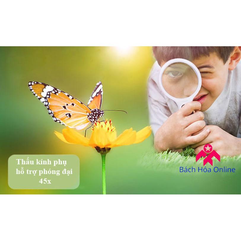 Kính lúp cầm tay có đèn 3X-45X