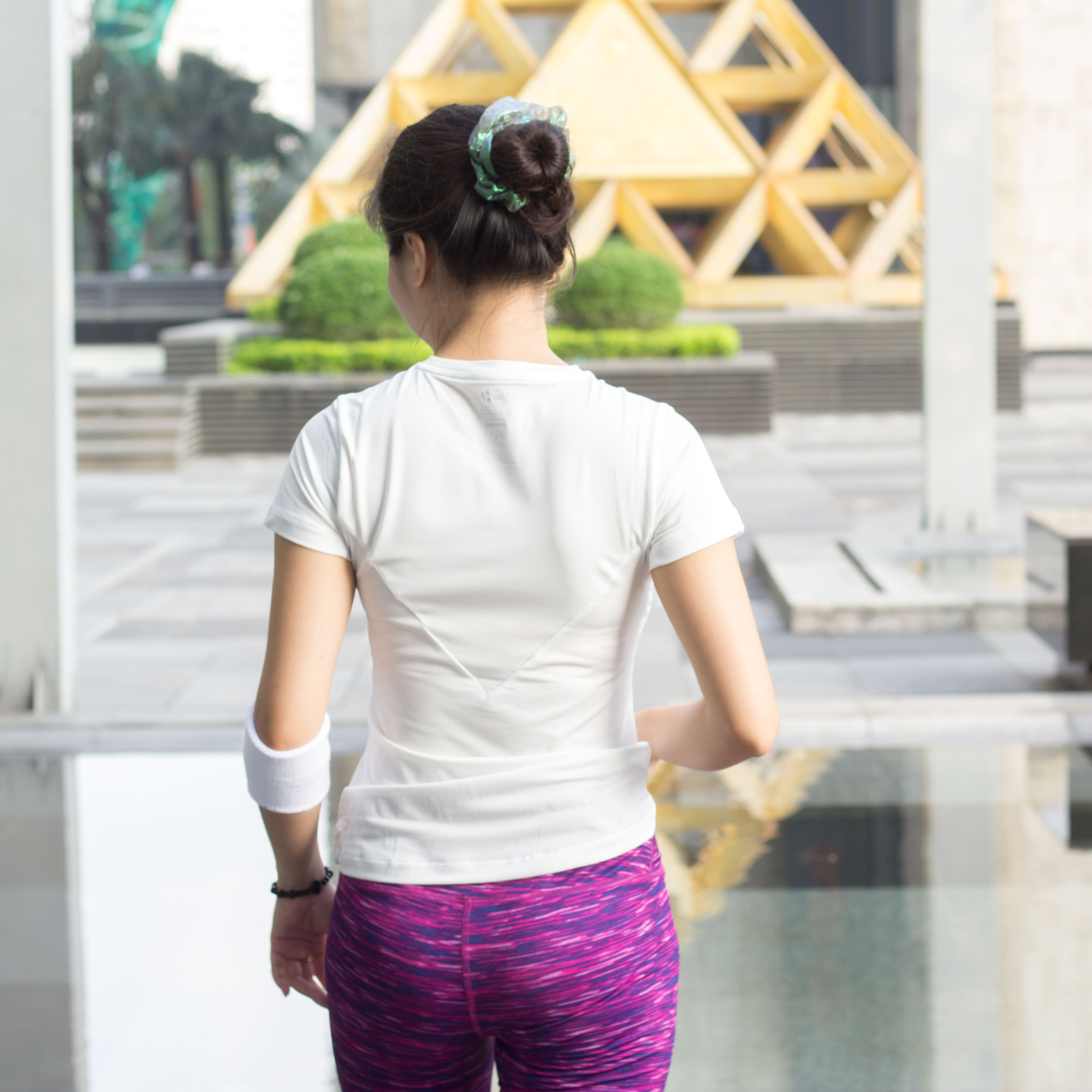Áo Thun Nữ Cổ Tròn Tập Gym, Yoga