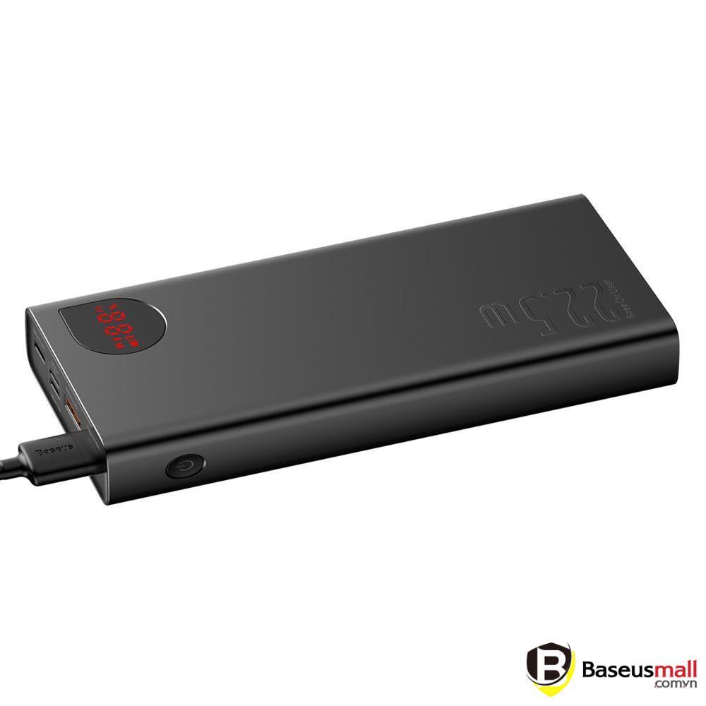 Baseus Pin sạc dự phòng siêu nhanh Baseus Adaman 22.5W Metal Digital Display Quick Charge Power Bank