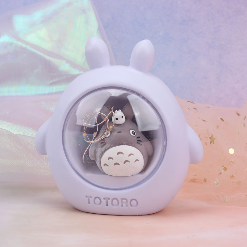 Đèn ngủ Totoro ngồi trong lồng kính (Giao Mẫu Ngẫu Nhiên)