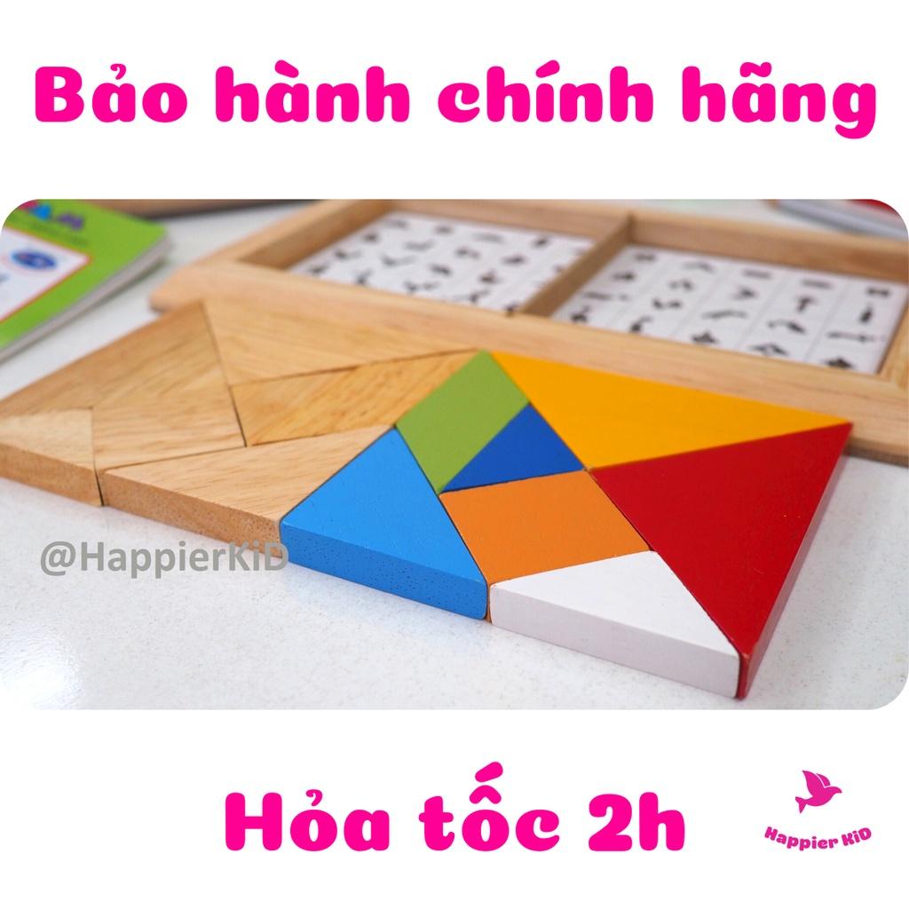 Đồ chơi ghép hình tangram đôi 7 miếng winwintoys - phát triển tư duy - kèm sách hương dẫn