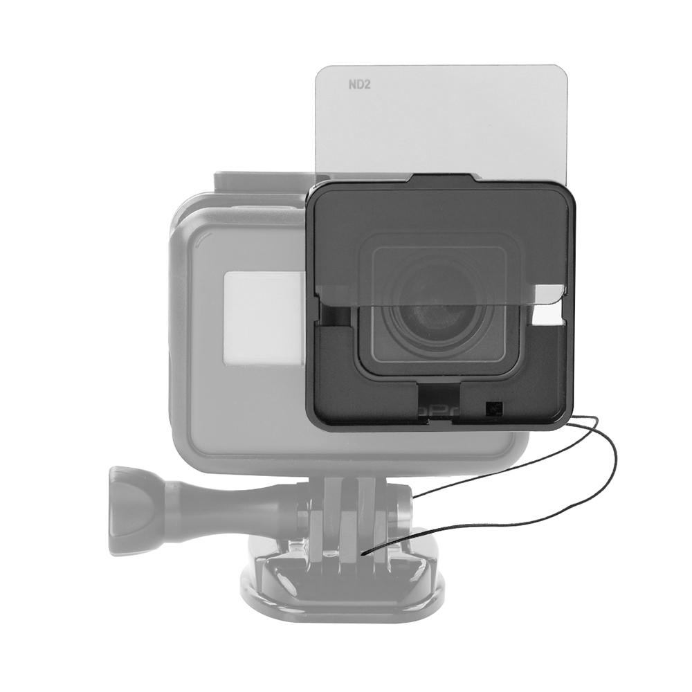 Bộ công cụ bảo vệ  ống kính ND hình vuông  cho máy ảnh khỏa thân GoPro Hero 5 w / Giá đỡ khung gắn