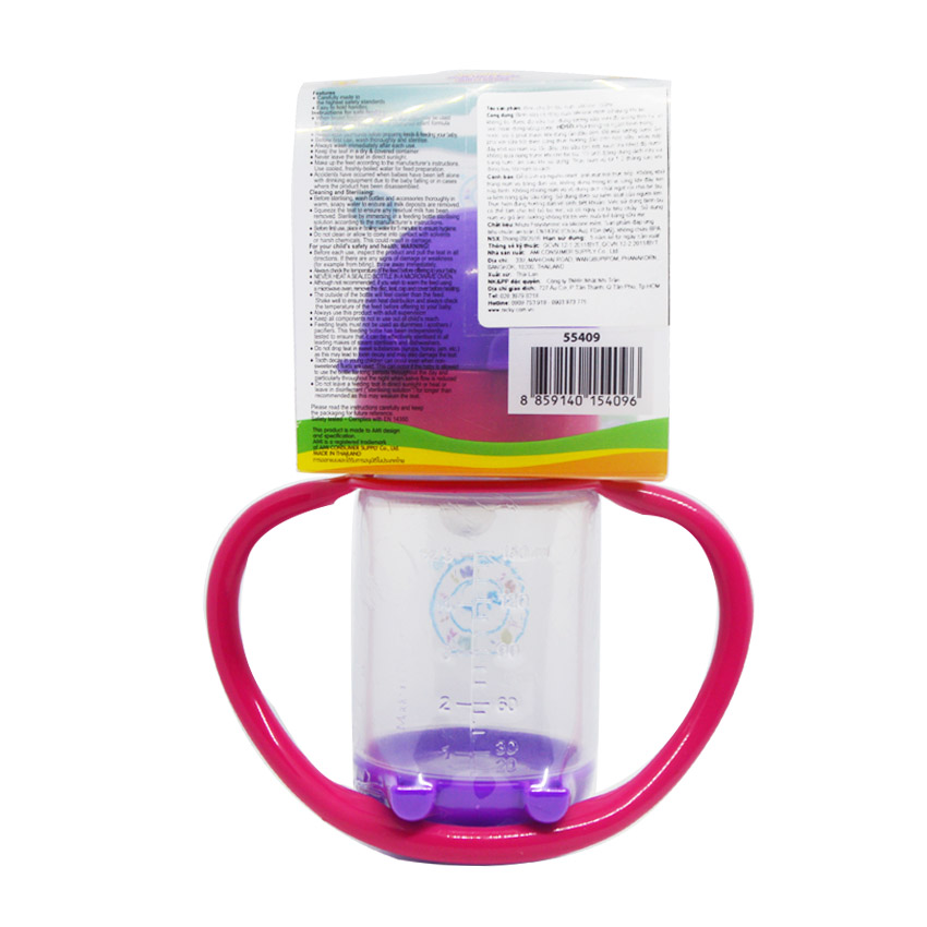 Bình cổ rộng, núm silicone Ami Thái Lan 150ml (AM55409)