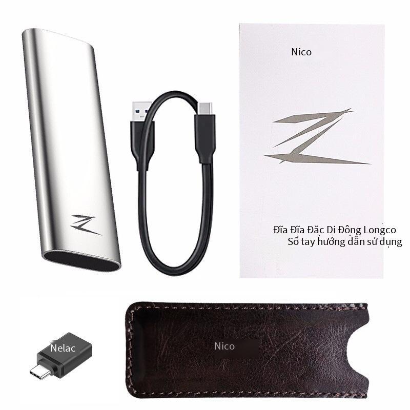 SSD di động Netac đặc biệt Zslim/Z486 256G 512G 1T 2T PSSD kim loại máy tính Type-C