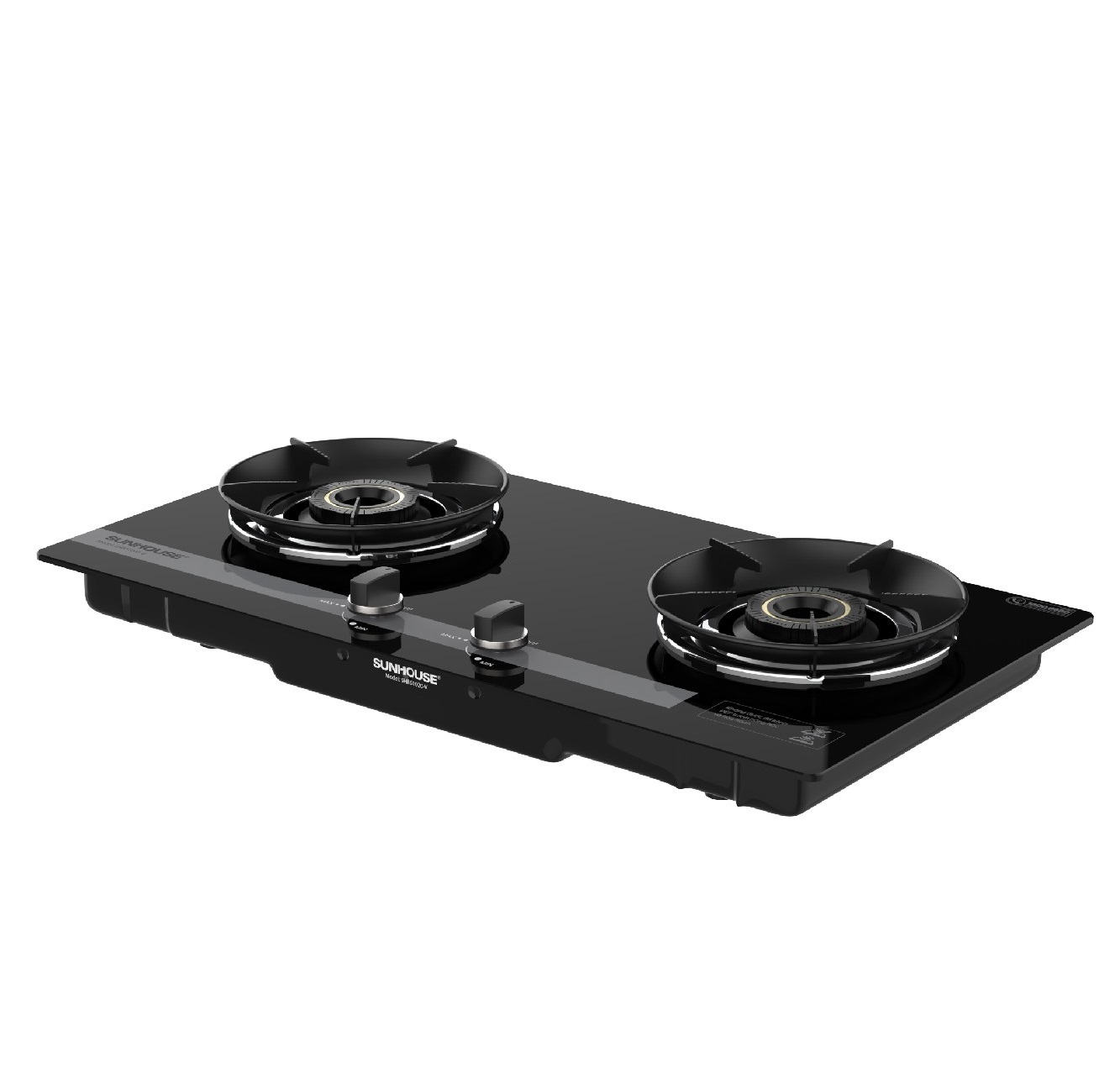 BẾP GAS ÂM KÍNH SUNHOUSE SHB61020-V - Hàng Chính Hãng