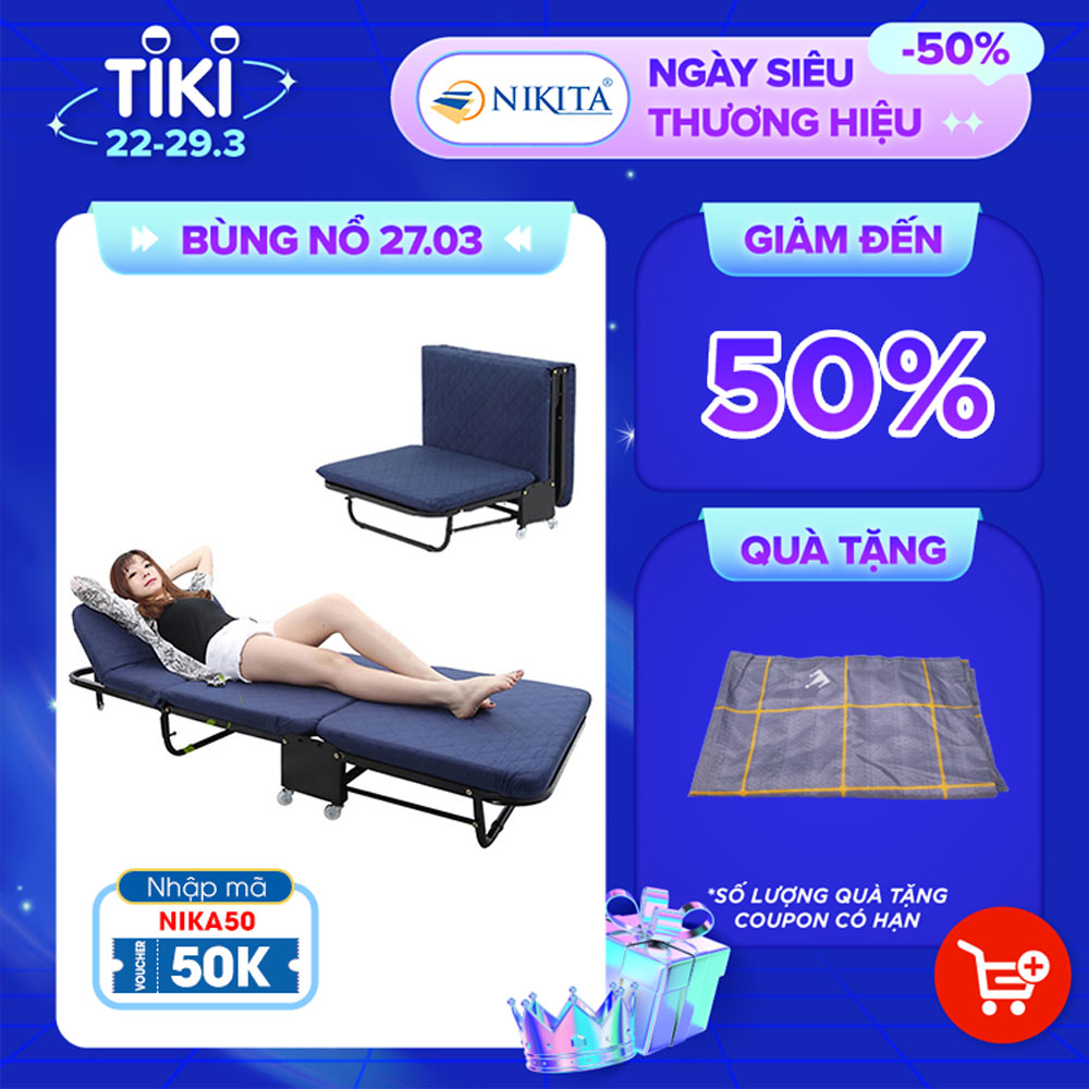 Giường ngủ gấp gọn thông minh NIKITA, Xếp thành ghế SOFA dễ di chuyển