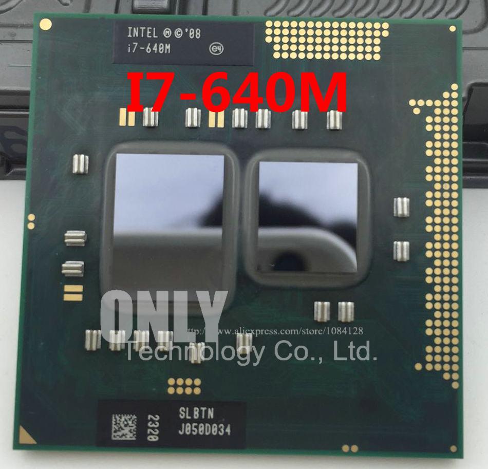 Bộ xử lý Core i7-640M gốc TDP 35W PGA988 CPU CPU tương thích HM55 HM57 QM57