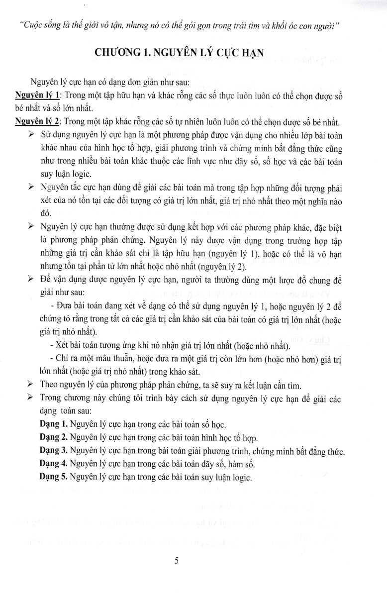 Các Nguyên Lý Cơ Bản Của Toán Học Và Áp Dụng Trong Nhà Trường Phổ Thông - EDU