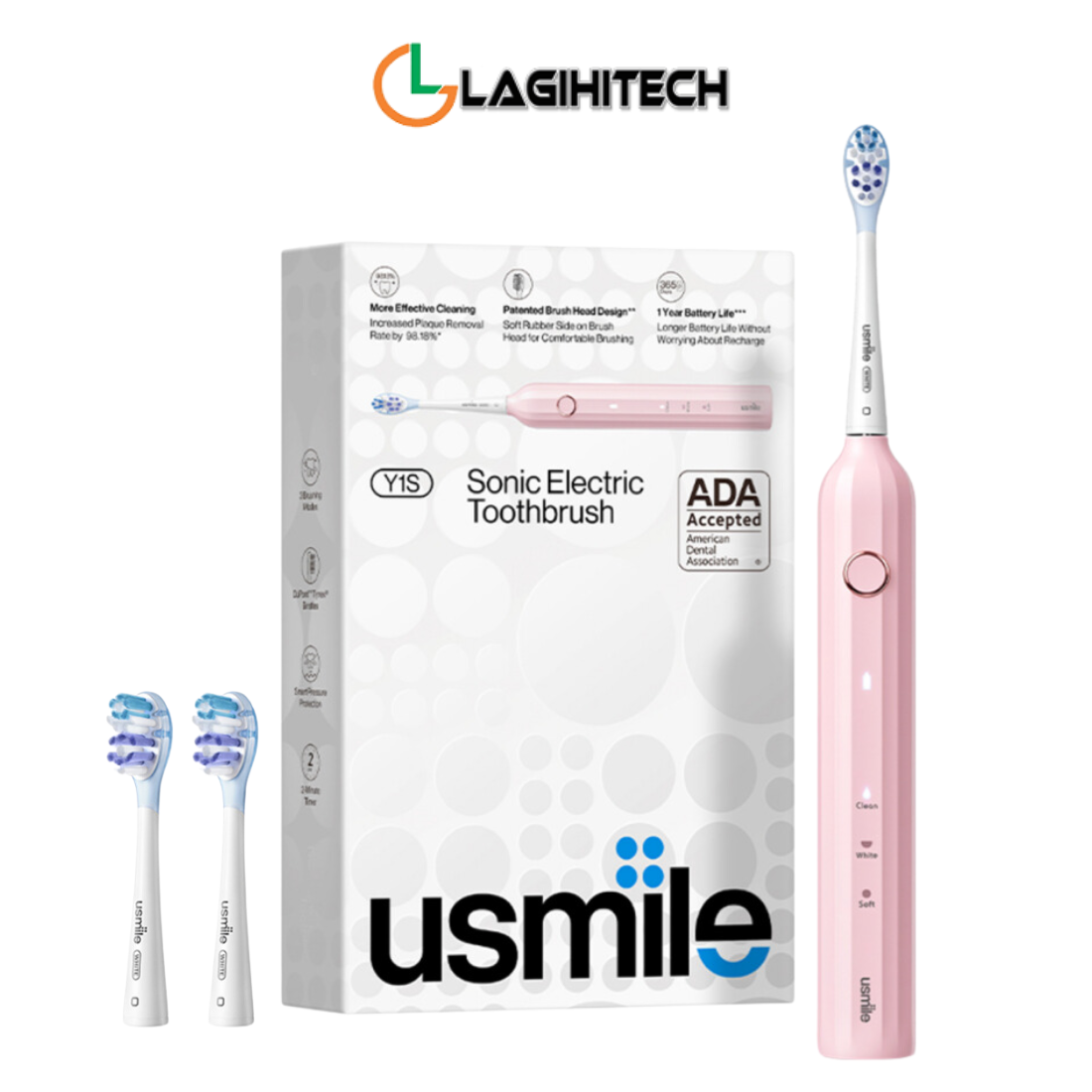 Bàn Chải Điện Sóng Siêu Âm Usmile Y1S (Bản Nâng Cấp) Bản Quốc Tế - Hàng Chính Hãng