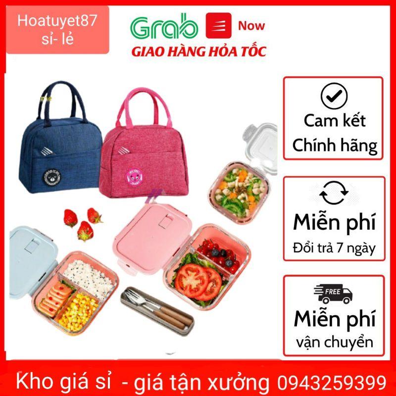 HỘP CƠM VĂN PHÒNG free ship 2 ngăn 3 ngăn chống tràn sử dụng được cho lò vi sóng